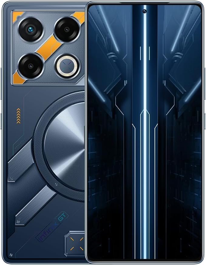 ### **Infinix GT 20 Pro 5G: Full Specifications and Features**

The **Infinix GT 20 Pro 5G** is packed with impressive specs that offer great performance at an affordable price. Here's a detailed look at its specifications and standout features:

#### **Specifications of Infinix GT 20 Pro 5G**

| **Category**          | **Specifications**                                     |
|-----------------------|--------------------------------------------------------|
| **Display**           | 6.7-inch AMOLED, Full HD+ (1080 x 2400 pixels), 120Hz Refresh Rate, 1000 nits Peak Brightness |
| **Processor**         | MediaTek Dimensity 8050, Octa-core                     |
| **RAM**               | 8GB / 12GB                                             |
| **Storage**           | 256GB (Expandable via microSD up to 1TB)               |
| **Operating System**  | Android 13 with XOS                                    |
| **Rear Camera**       | Triple Camera Setup: 108MP Main + Ultra-Wide + Macro Lens |
| **Front Camera**      | 32MP Selfie Camera                                     |
| **Battery**           | 5000mAh, 45W Fast Charging                             |
| **Connectivity**      | 5G, 4G LTE, Wi-Fi 6, Bluetooth 5.2, GPS, USB-C         |
| **Security**          | Side-Mounted Fingerprint Sensor, Face Unlock           |
| **Build and Design**  | Glass Back, Metal Frame, Slim Design                   |
| **Audio**             | Dual Stereo Speakers with DTS Sound                    |
| **Colors**            | Available in multiple color options including Midnight Black, Aurora Blue, and Sunset Gold |
| **Dimensions**        | 163.5 x 75.9 x 7.9 mm                                  |
| **Weight**            | 190 grams                                              |

#### **Key Features of the Infinix GT 20 Pro 5G**

1. **High-Quality Display**
   - **AMOLED Display with 120Hz Refresh Rate**: The large 6.7-inch AMOLED screen offers vibrant colors, deep contrasts, and smooth animations, making it perfect for gaming, streaming, and everyday use.

2. **Powerful Performance**
   - **MediaTek Dimensity 8050 Processor**: This chipset provides robust performance for multitasking, gaming, and running demanding apps, ensuring a lag-free experience.
   - **Ample RAM and Storage**: Available in 8GB and 12GB RAM variants, with 256GB storage expandable via microSD, making it ideal for heavy users.

3. **Advanced Camera System**
   - **108MP Main Camera**: The high-resolution main camera captures stunning, detailed photos in various lighting conditions.
   - **Additional Lenses**: The ultra-wide lens allows for expansive shots, and the macro lens is perfect for detailed close-ups, making it versatile for all types of photography.

4. **5G Connectivity**
   - **Blazing Fast 5G Speeds**: Enjoy the benefits of 5G connectivity for ultra-fast downloads, smooth streaming, and minimal latency in gaming and video calls.

5. **Long Battery Life**
   - **5000mAh Battery**: Ensures all-day usage on a single charge, even with heavy use of apps and media.
   - **45W Fast Charging**: Quickly powers up the device, reducing downtime between uses.

6. **Enhanced Security**
   - **Side-Mounted Fingerprint Sensor**: Fast and secure unlocking, positioned conveniently on the side of the phone.
   - **Face Unlock**: Additional security option for quick access to your phone.

7. **Stylish and Durable Design**
   - **Premium Build Quality**: Featuring a sleek glass back and a metal frame, the GT 20 Pro 5G not only looks stylish but is also built to last.
   - **Slim and Lightweight**: Designed for comfortable one-handed use and easy portability.

8. **Audio Experience**
   - **Dual Stereo Speakers with DTS Sound**: Provides an immersive audio experience for music, movies, and gaming.

#### **Summary of the Infinix GT 20 Pro 5G**

Inf-inix GT 20 Pro 5G Cell Phone